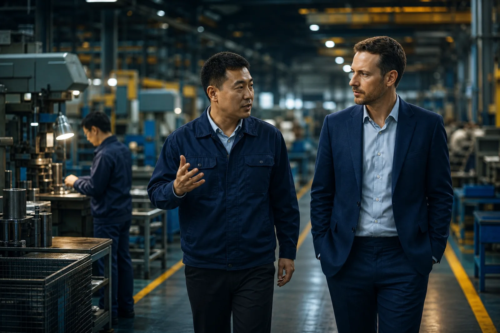 Structured factory audit on the production floor in China before bulk order